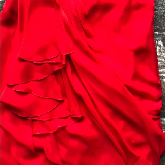 David Meister Signature Sweetheart Drape Dress - Picture 5 of 8